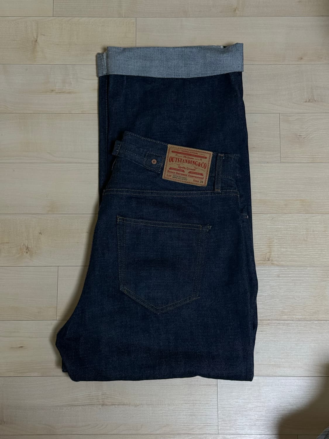 아웃스탠딩 30s 셀비지 데님 34사이즈 상품이미지1