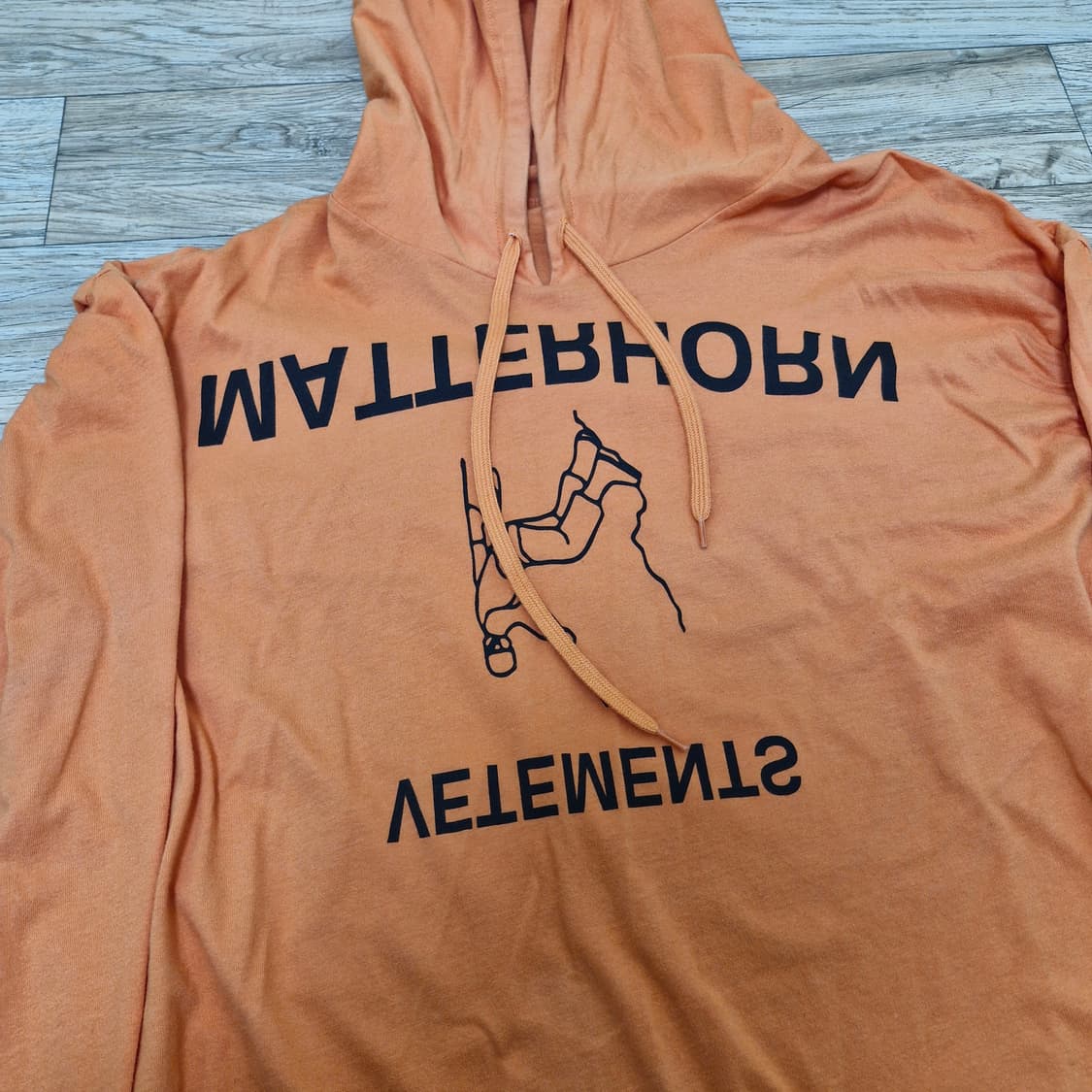 [XS] 베트멍 SS18 마테호른 오렌지 후드 티셔츠 상품이미지3