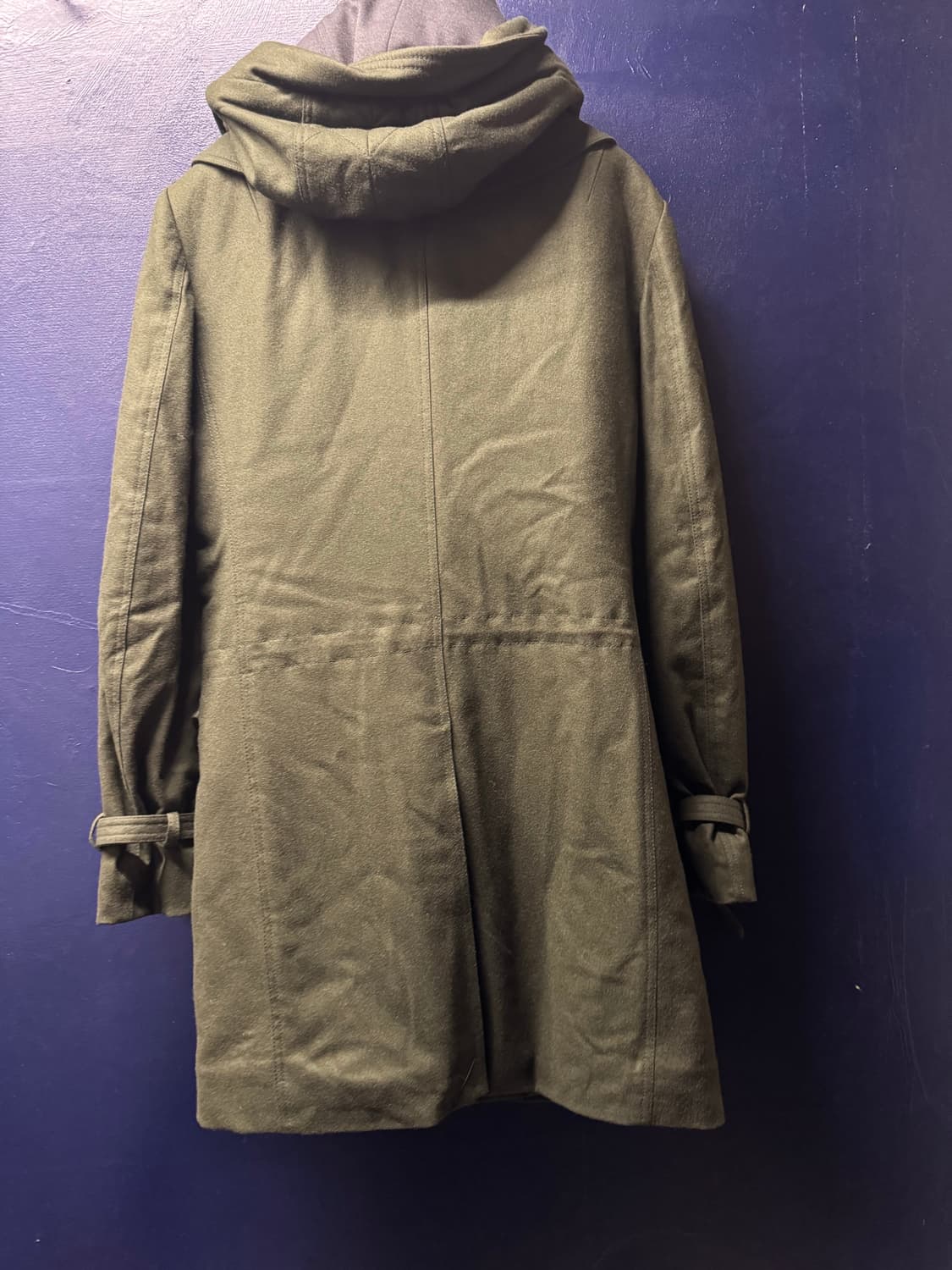 [95] 미착용 국내 양복점 제작 카키 야상 패딩 자캣 점퍼 상품이미지6