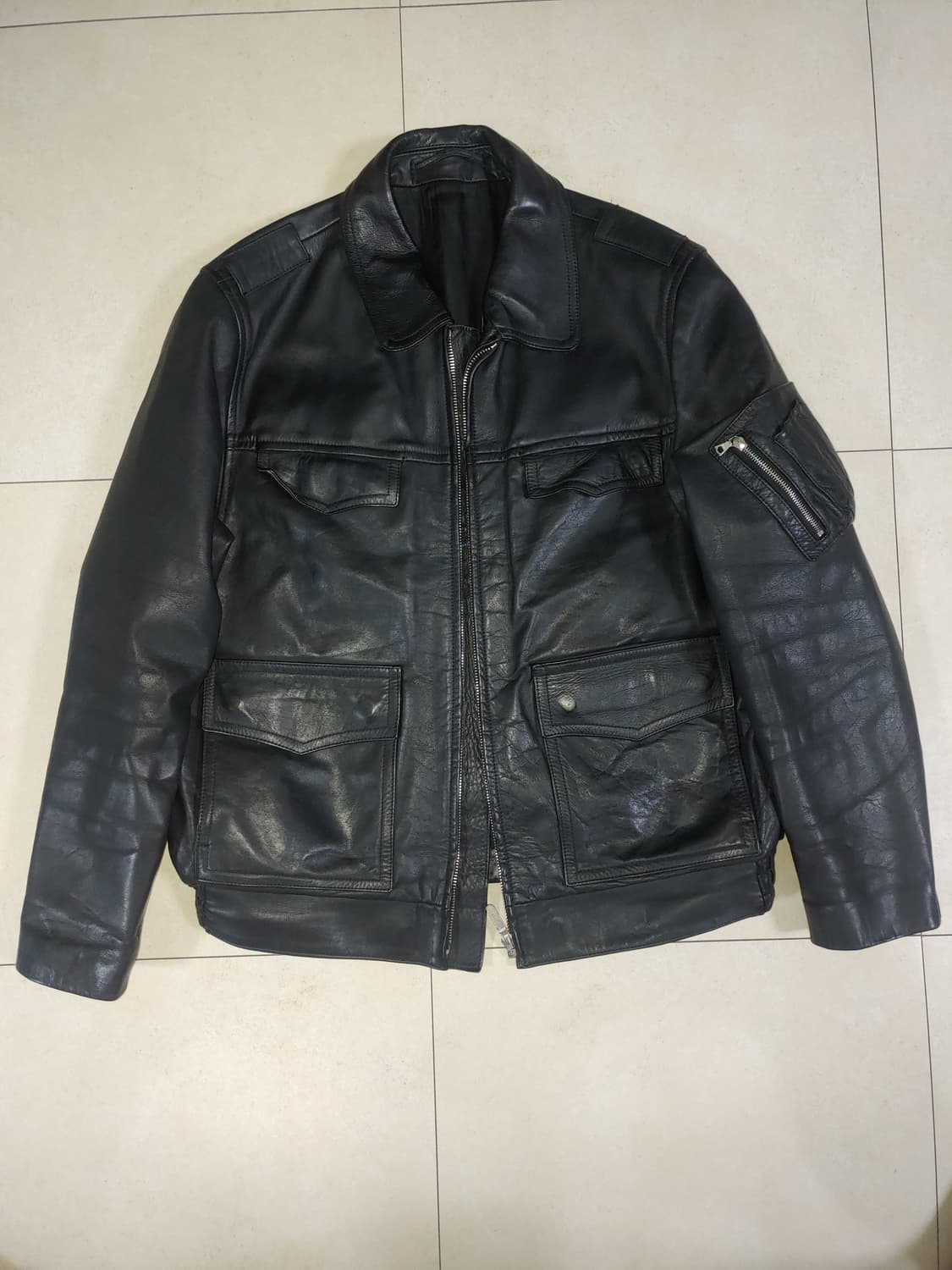 Polizel 독일군경찰 가죽자켓 상품이미지2