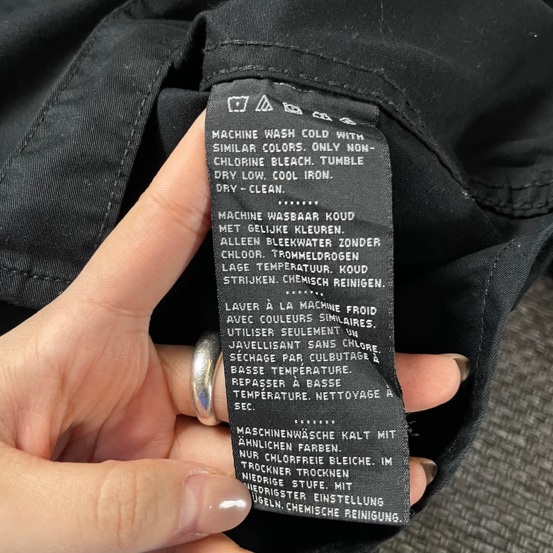 할리데이비슨 로고패치 블랙 긴팔 셔츠 슬림핏 M 상품이미지8