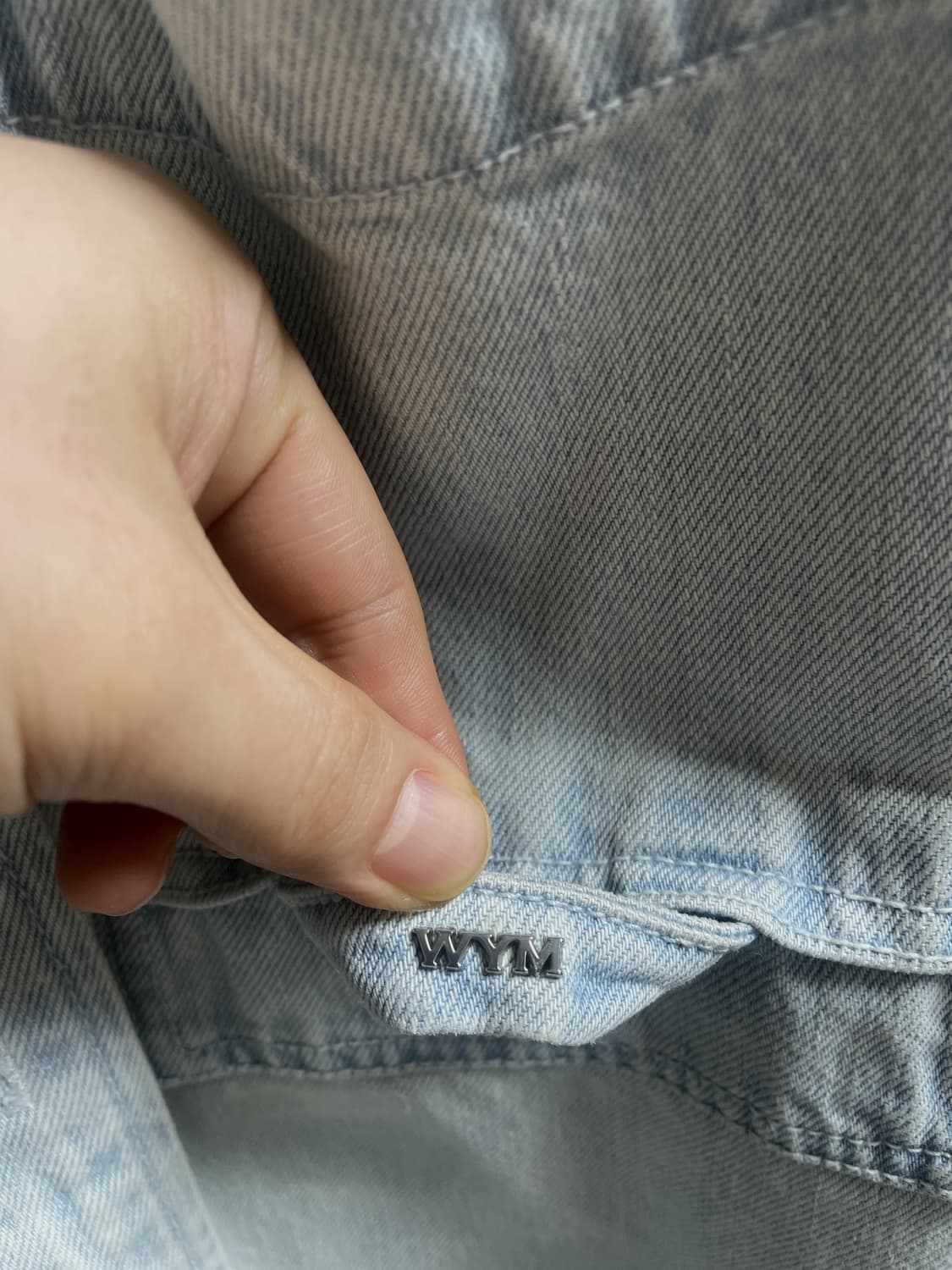 25ss 우영미 플라워 데님 셔츠 105 상품이미지3