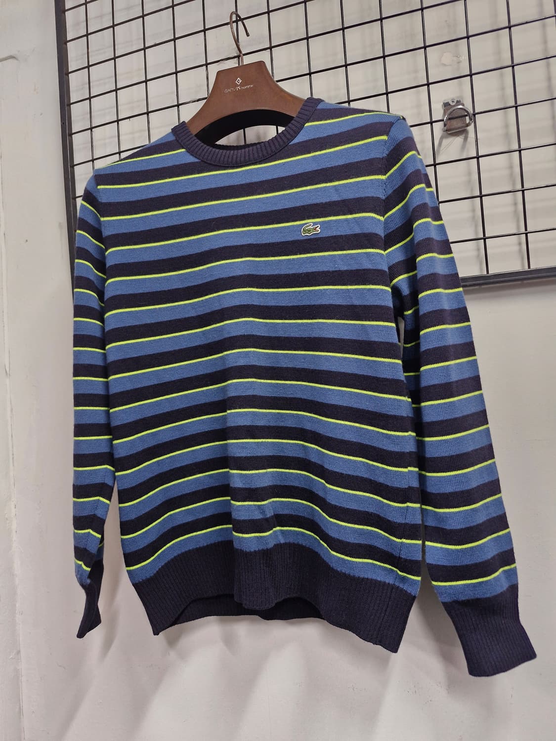 95M 라코스테 스트라이프 모 긴팔 니트. 상품이미지3