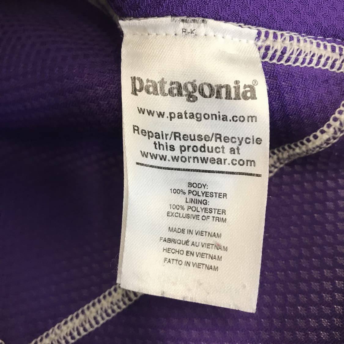 파타고니아 레트로 파일 베스트 퍼플 [L] 상품이미지5