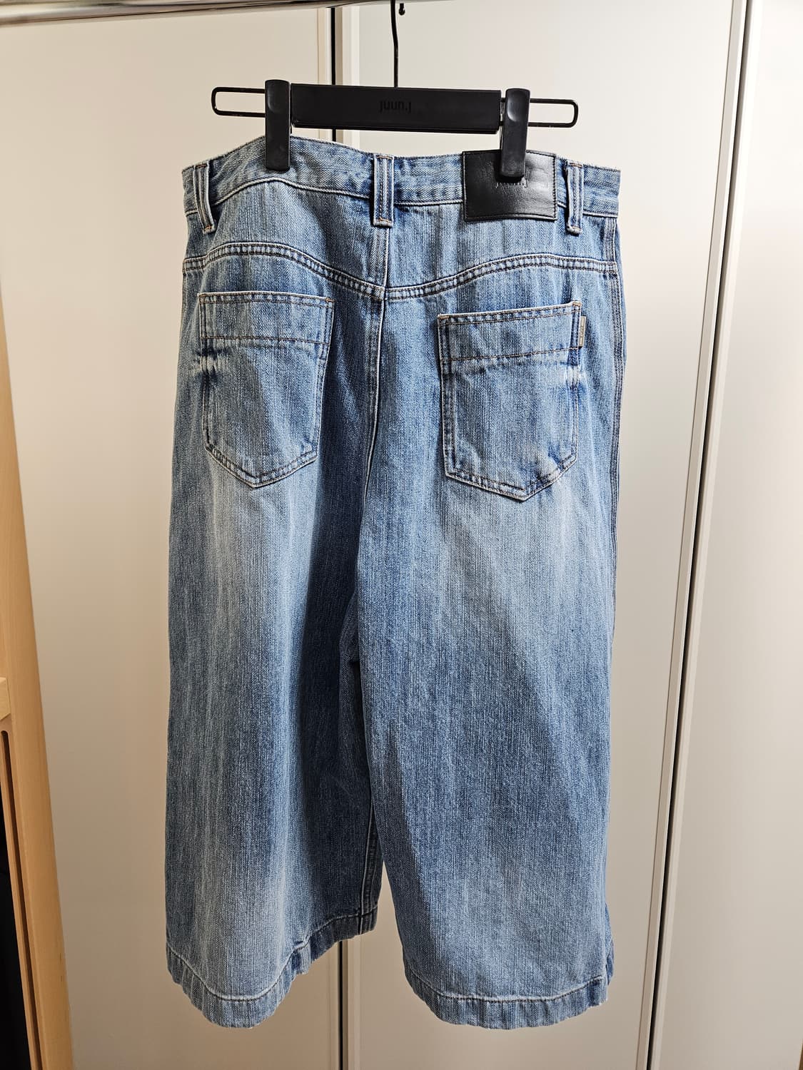 준지/ 26SS 꼼비네종 시그널 데님 C컬 8부 버뮤다 팬츠/ 46 상품이미지3