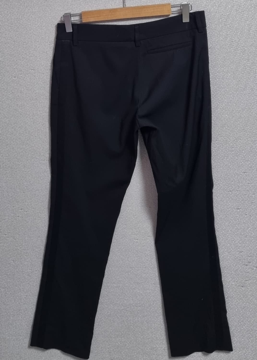 실측 28) 입생로랑 블랙 슬랙스 유니폼 상품이미지2