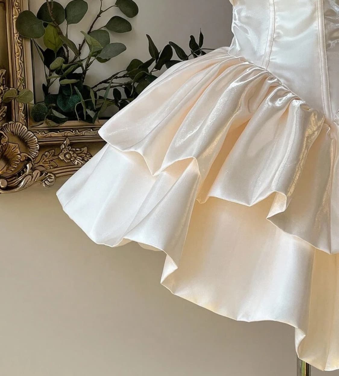 새틴 (실물 완전 광택나요) 미니드레스  상품이미지3