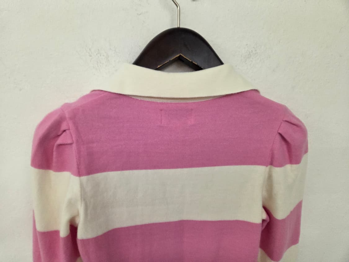 캘러웨이 핑크 스트라이프 카라 니트 85 상품이미지5