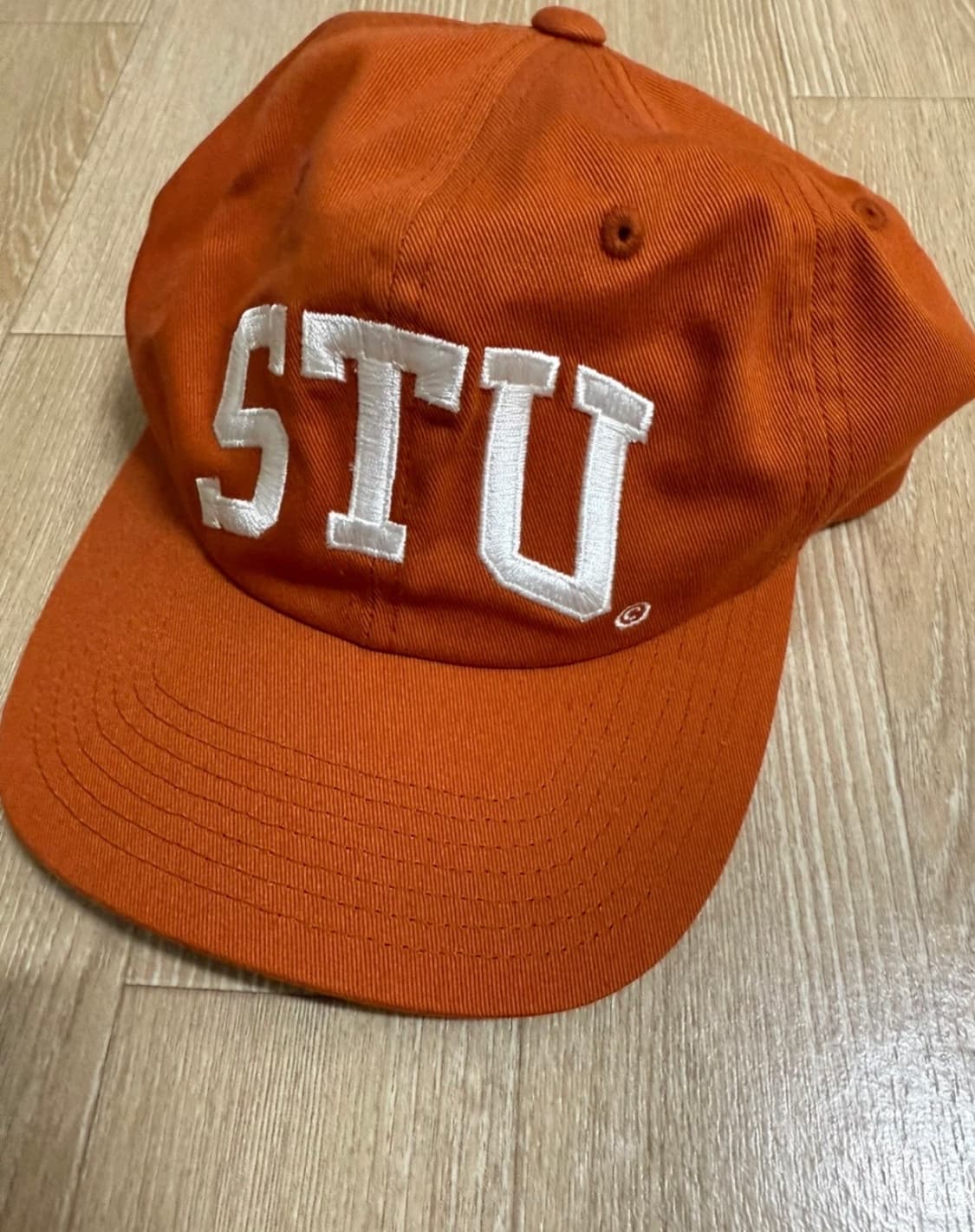 스투시 STU 아치 로고 볼캡 오렌지 상품이미지1