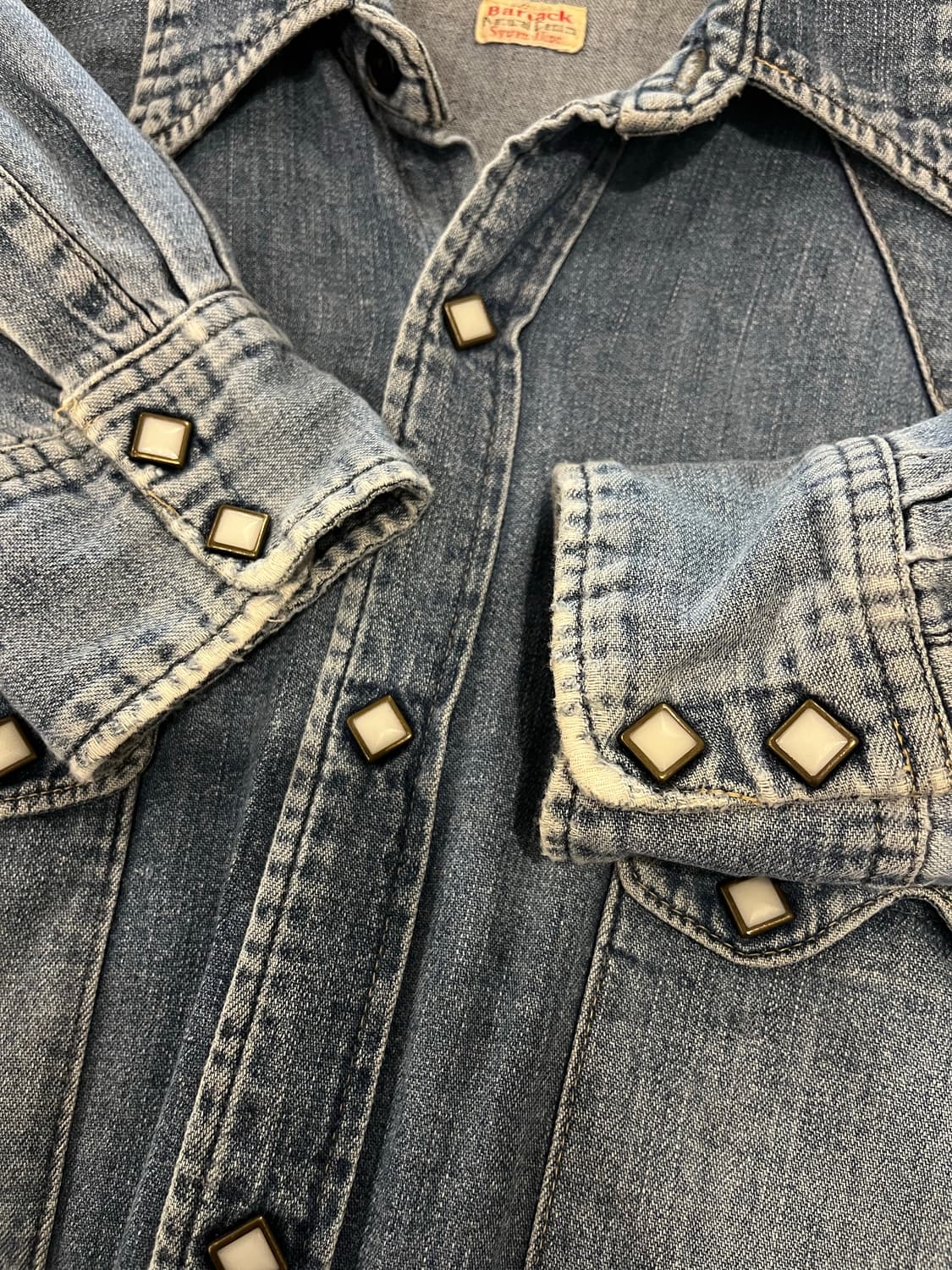 Bartack 웨스턴 데님 셔츠 상품이미지9