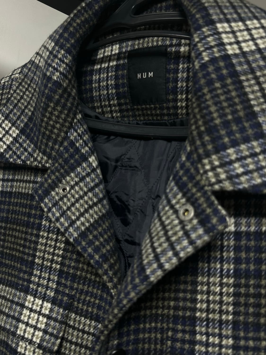 HUM 체크 자켓 100-105 상품이미지1
