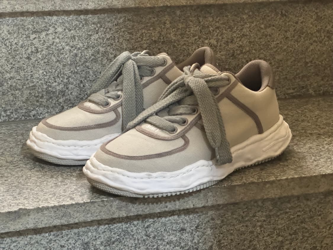 미하라 야스히로 웨인 캔버스 그레이 43사이즈 스니커즈 상품이미지1