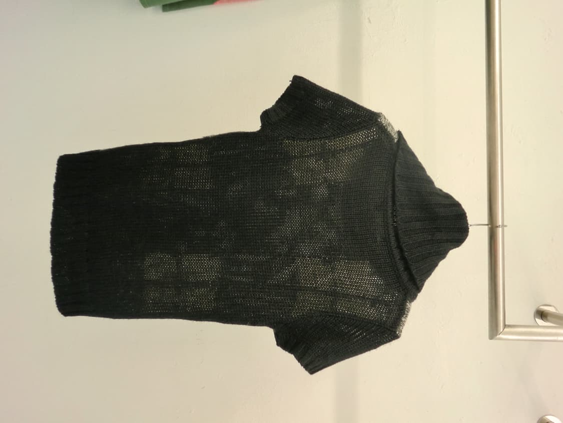 Checkered pattern tutleneck knit 상품이미지3