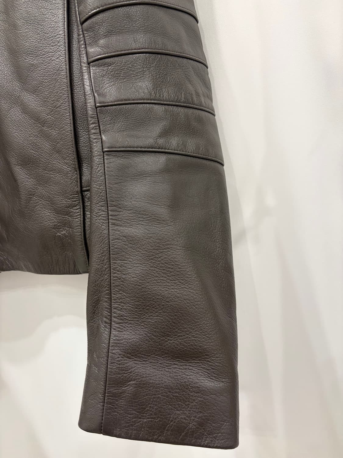 머듈[014] appendix leather jacket 브라운2사이즈 상품이미지4