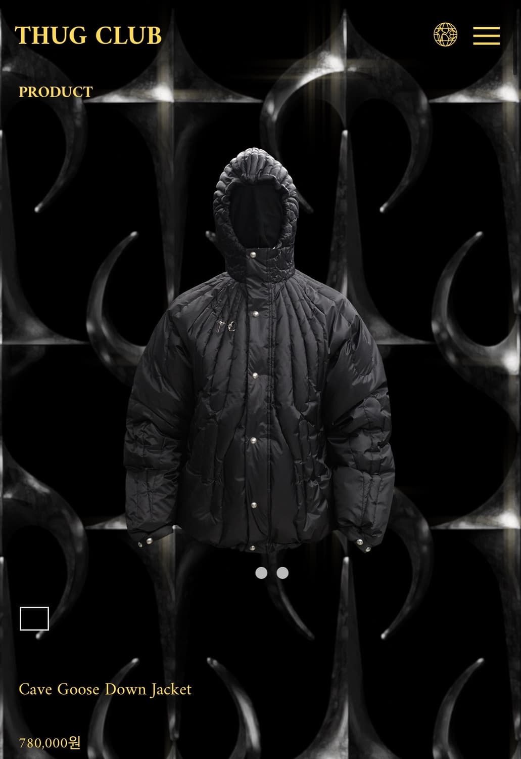 [Thug club] 23FW Cave Goose Down  Jacket 상품이미지1
