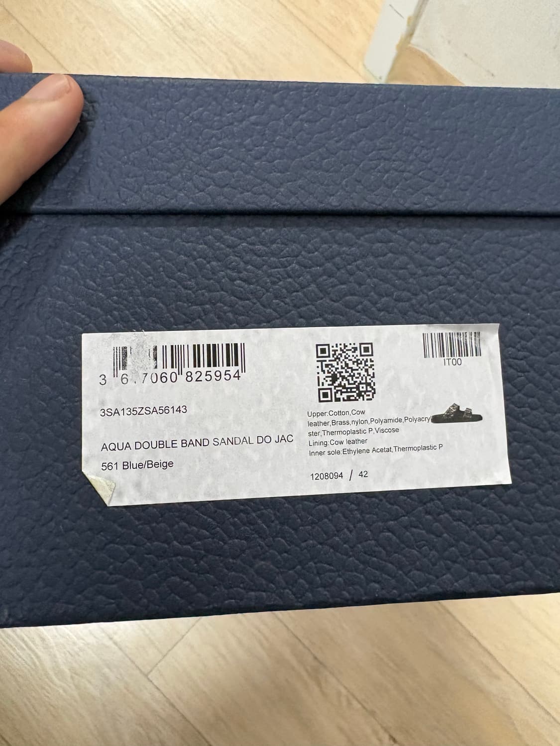 (정품, 42) 디올 오블리크 아쿠아 샌들 슬리퍼 상품이미지5