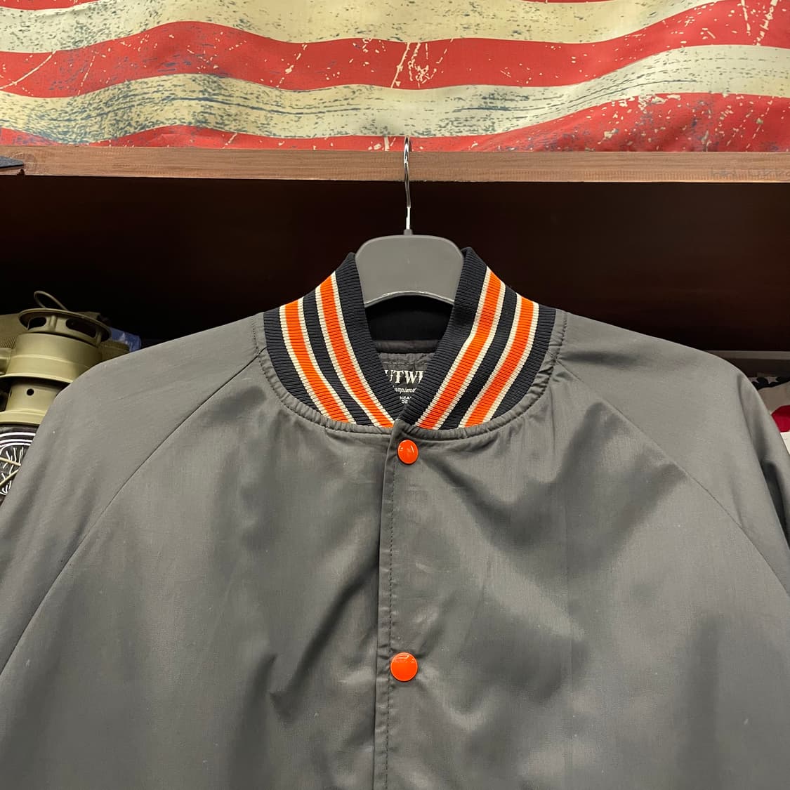 80s 버트윈 USA 베이스볼 팀 새틴 자켓 상품이미지3