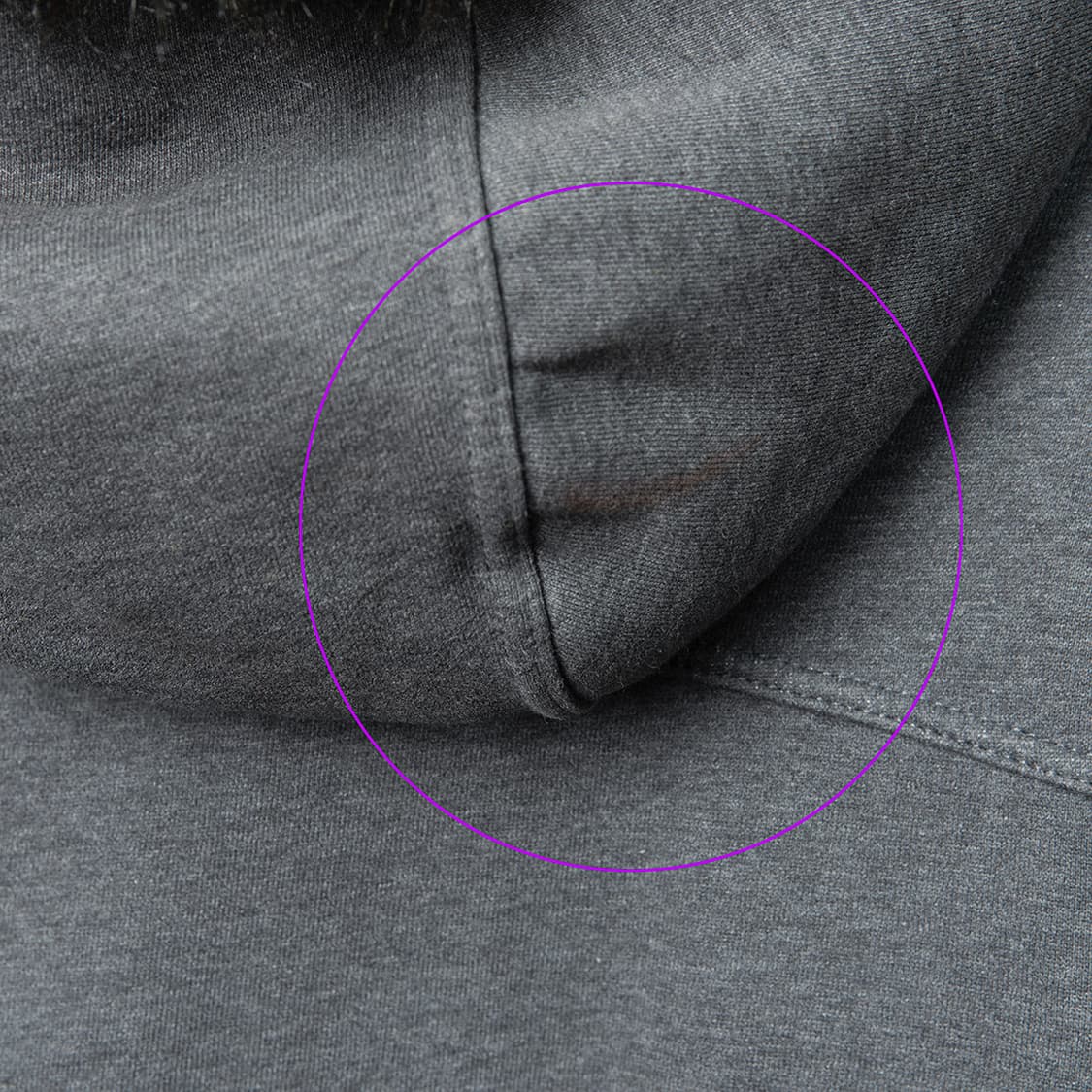 [103] 00s 홀리스터 쉐르파 라이닝 후드집업 챠콜 그레이  상품이미지7