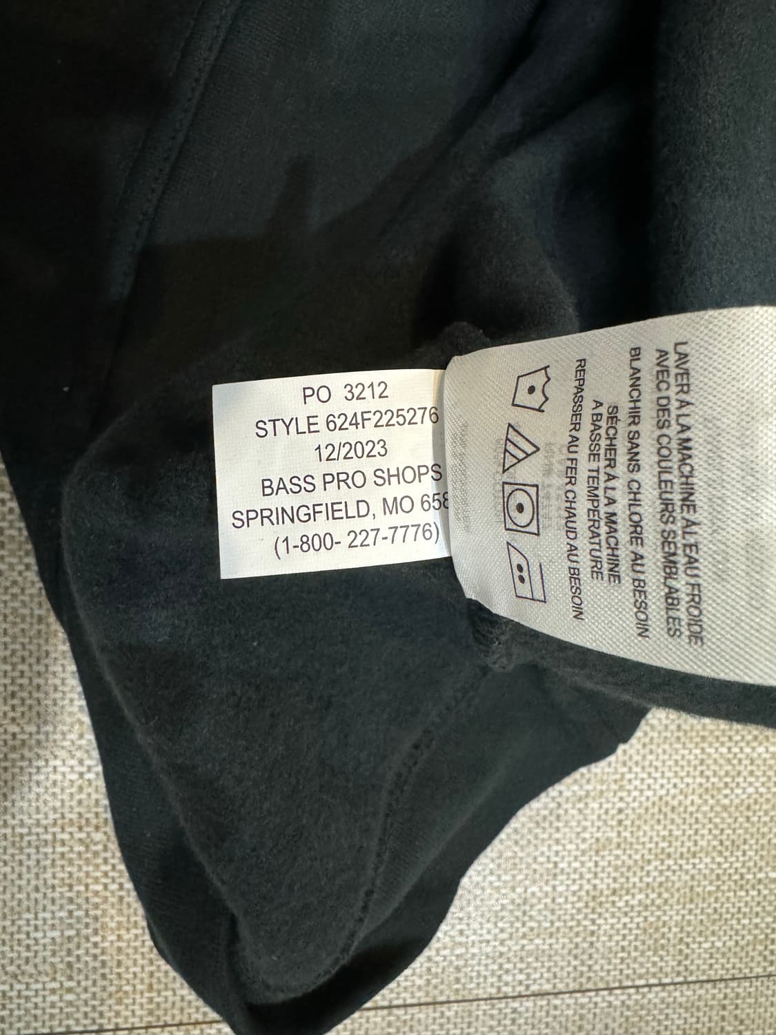 배스 프로샵 후드티 블랙 상품이미지4