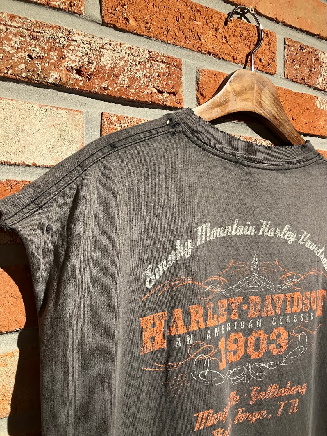 00s 빈티지 할리데이비슨 슬리브리스 나시 상품이미지7