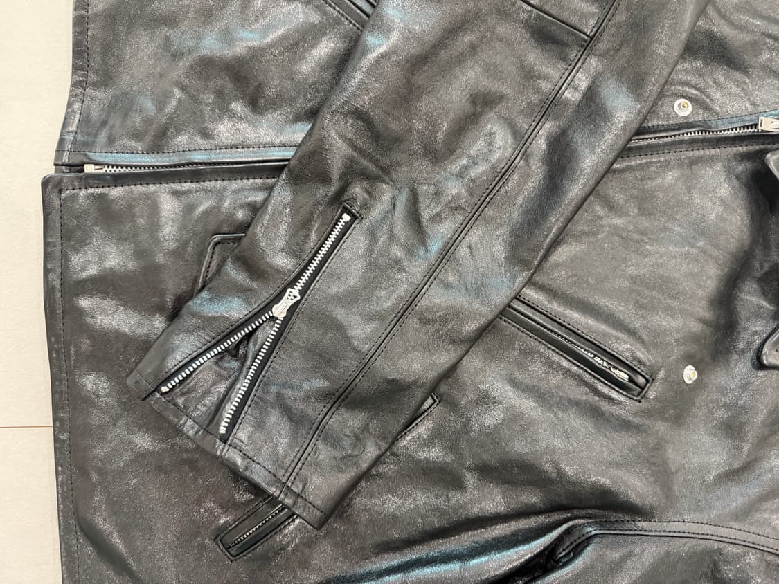 (미착용) 오라리 더블 라이더 자켓 L사이즈 팝니다 상품이미지4