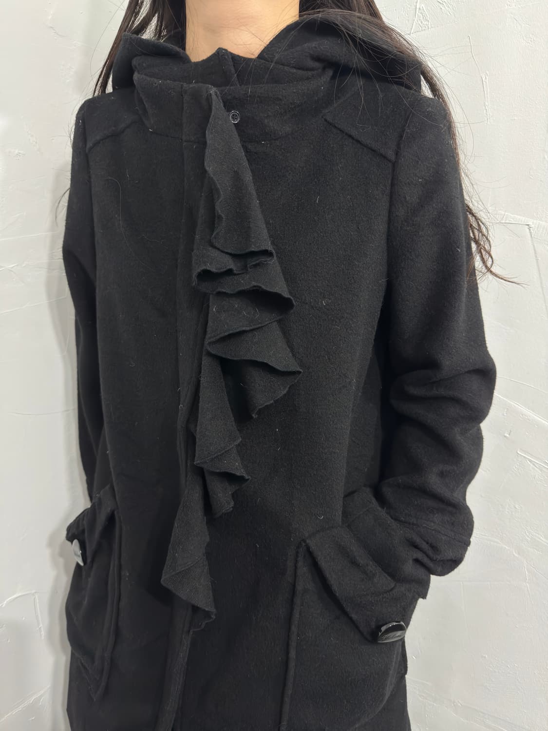 maliani frill hood coat 상품이미지3