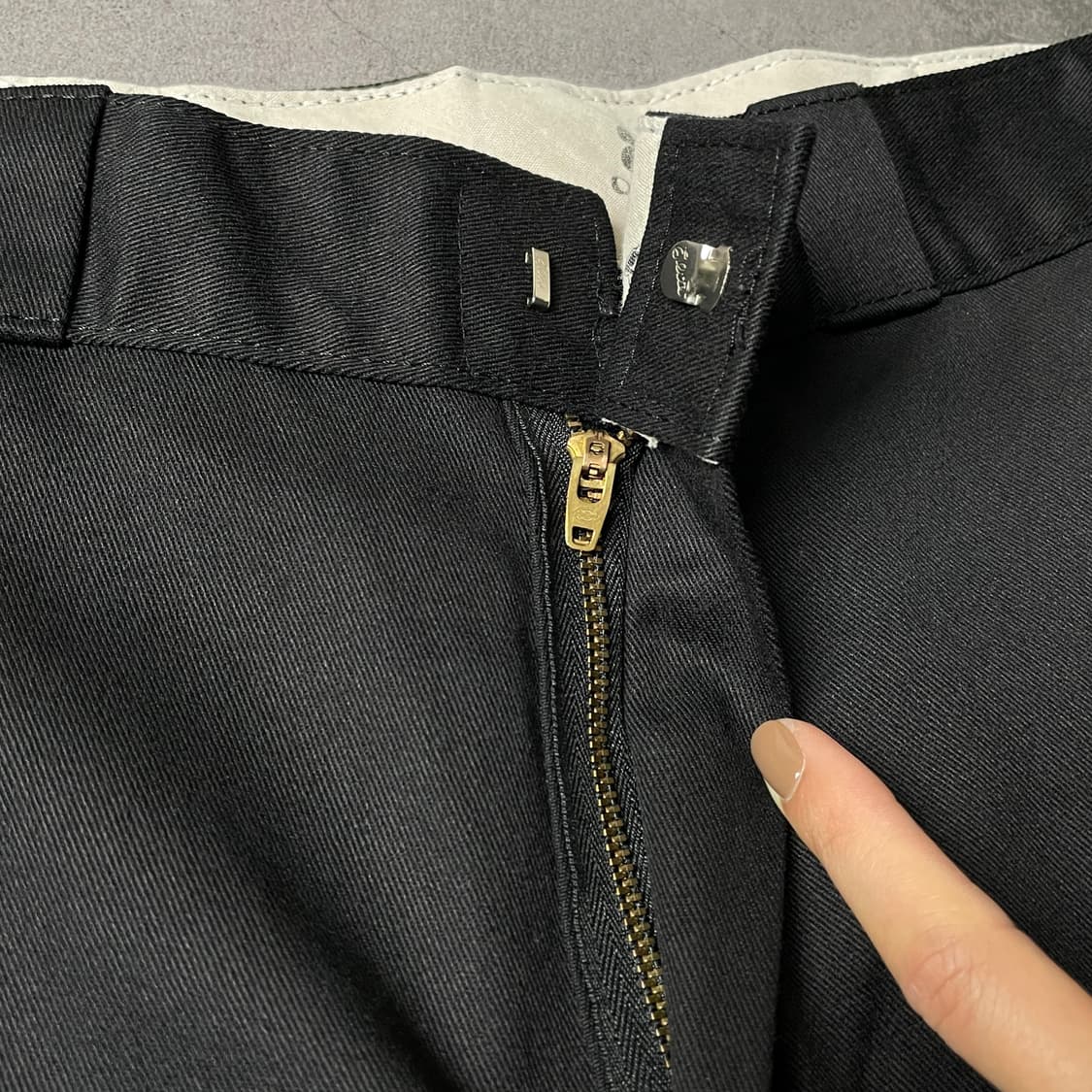 DICKIES 디키즈874 빈티지 블랙 코튼 워크 팬츠 A00826 상품이미지3