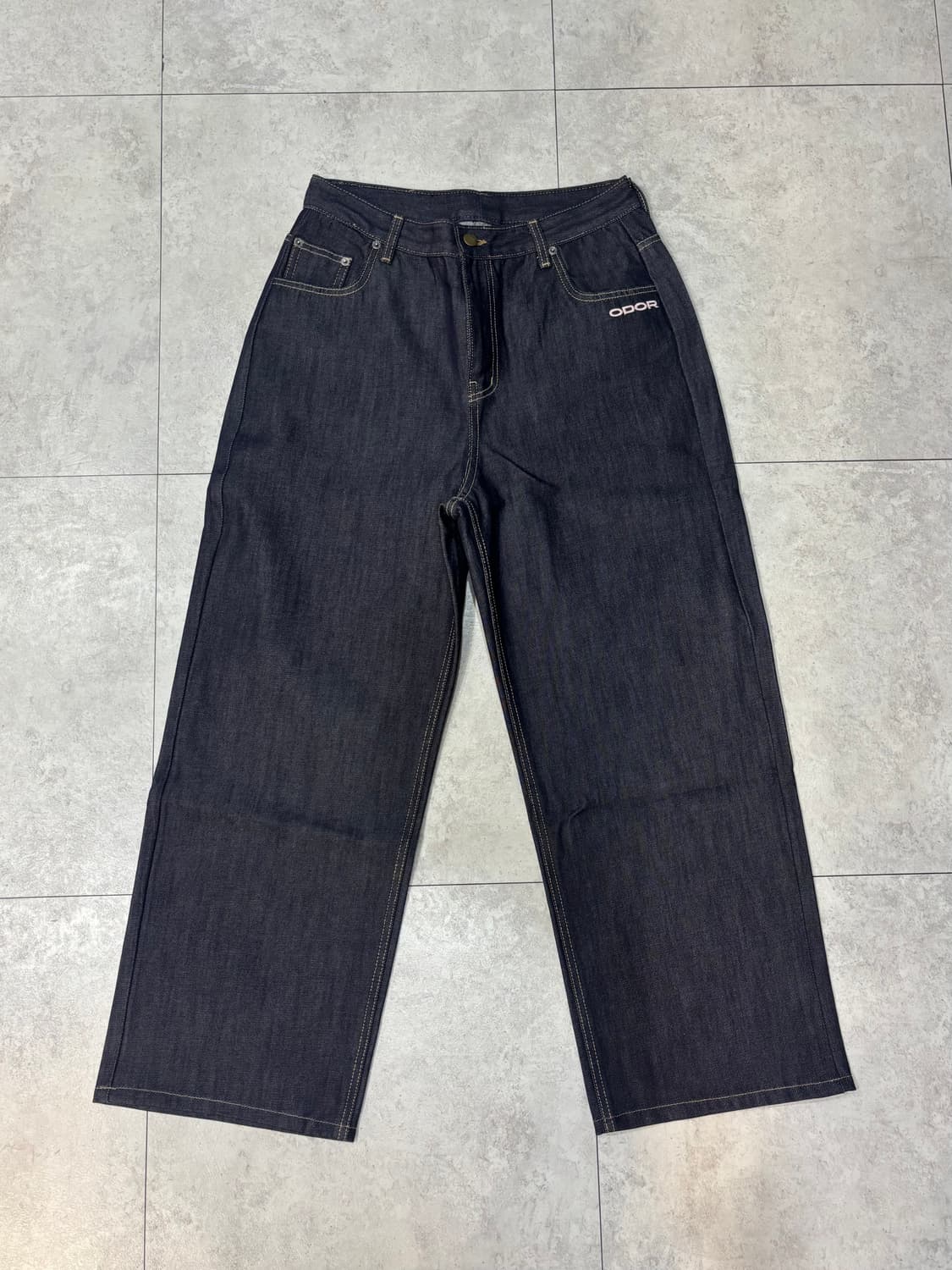 오도어) Logo Drop Denim in pink 3 상품이미지7