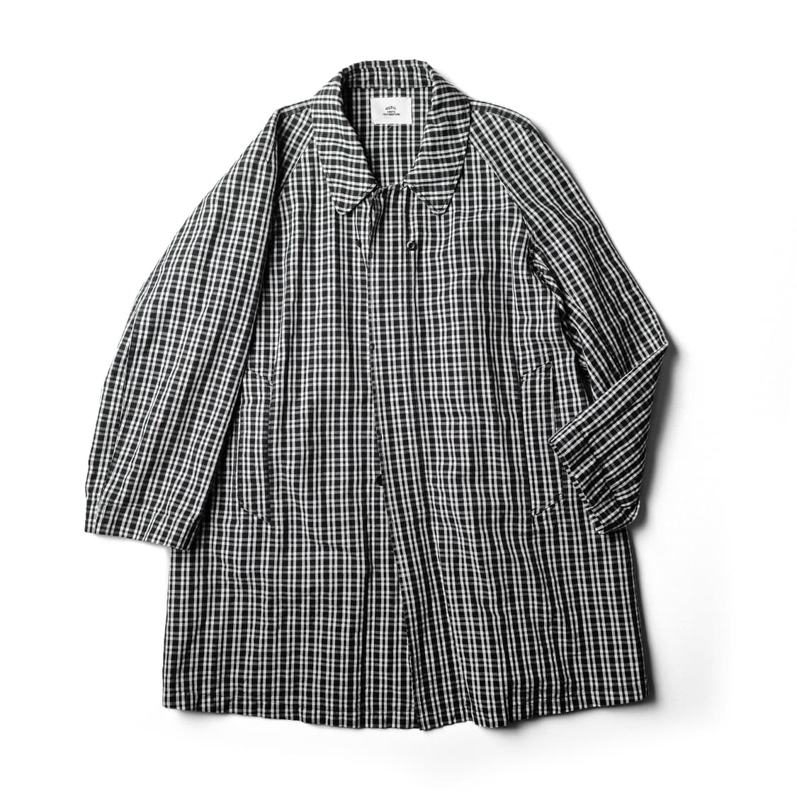 우티 망토 루즈 체크 코트 Manteau Luze 3사이즈 Outil 상품이미지4