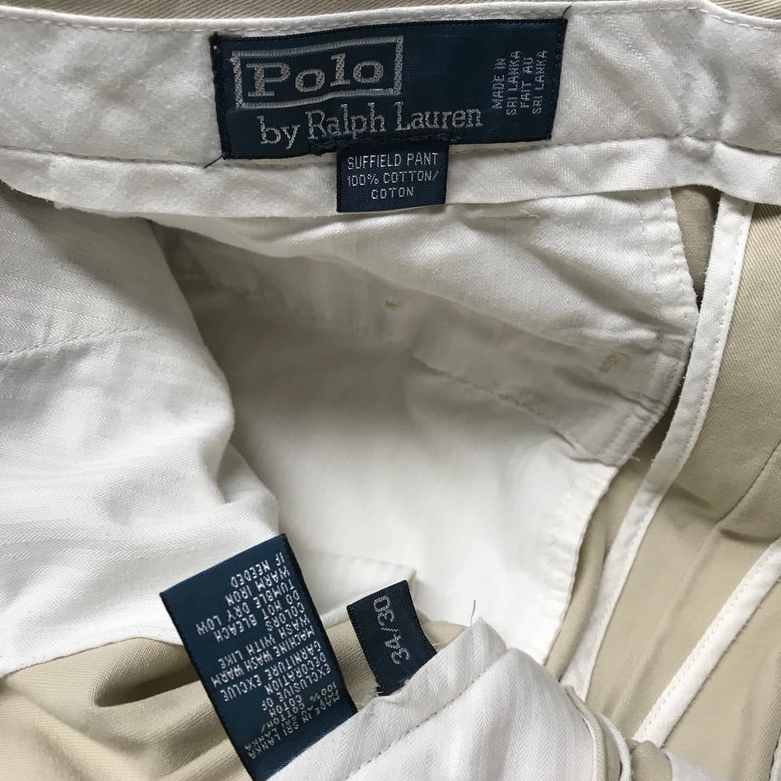 폴로 랄프로렌 치노 팬츠 베이지 34/30 상품이미지6