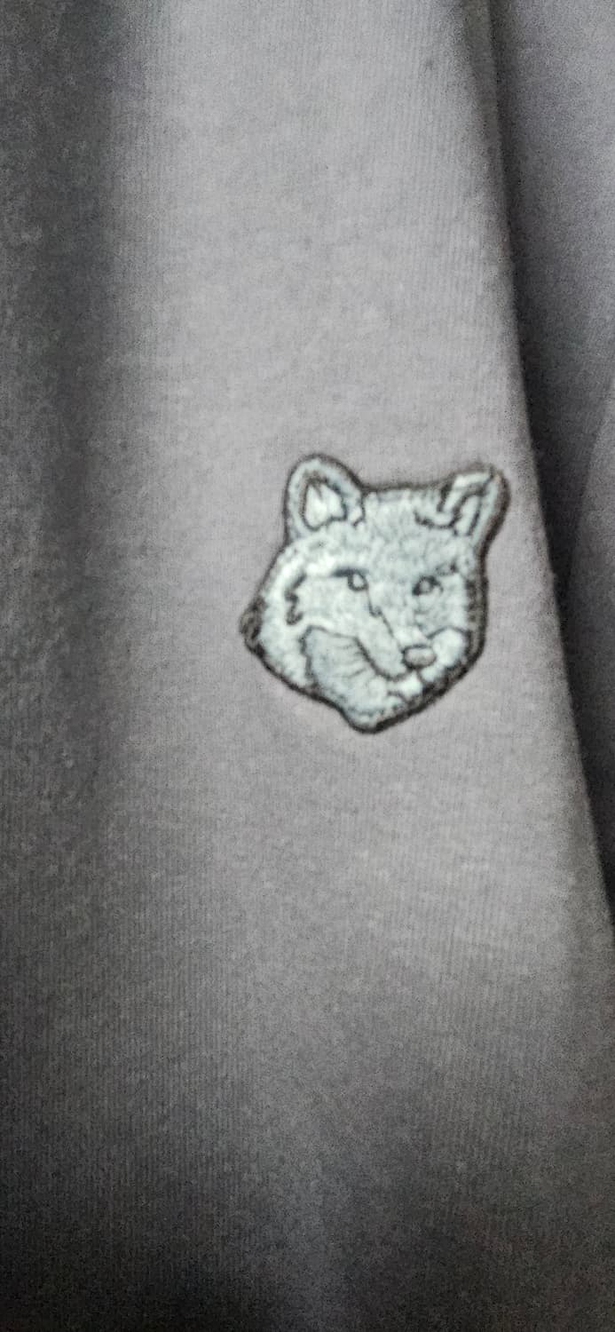 메종키츠네 폭스헤드 롱슬리브 네이비 XL 상품이미지2