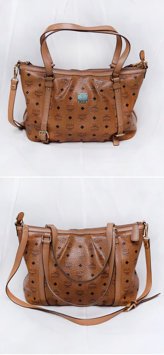 MCM 비세토스 모노그램 레더 쇼퍼백 (토트.숄더.크로스) 상품이미지2