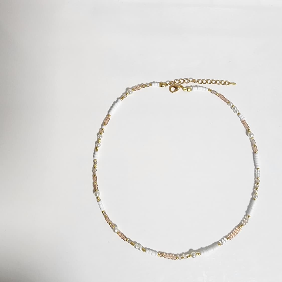 살색 패션 비즈 목걸이 상품이미지3