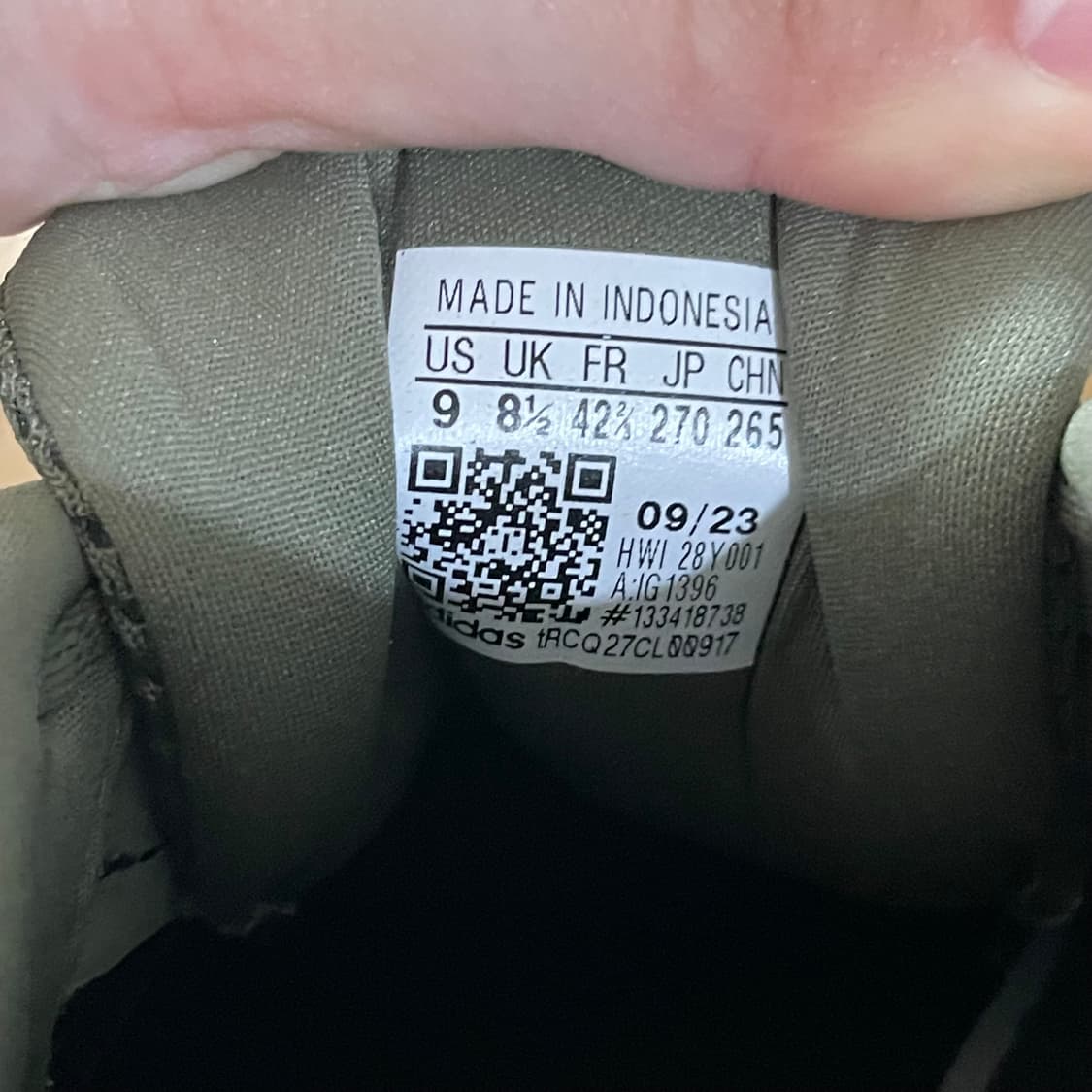 아디다스 리스폰스 러너 운동화 265-270 상품이미지9