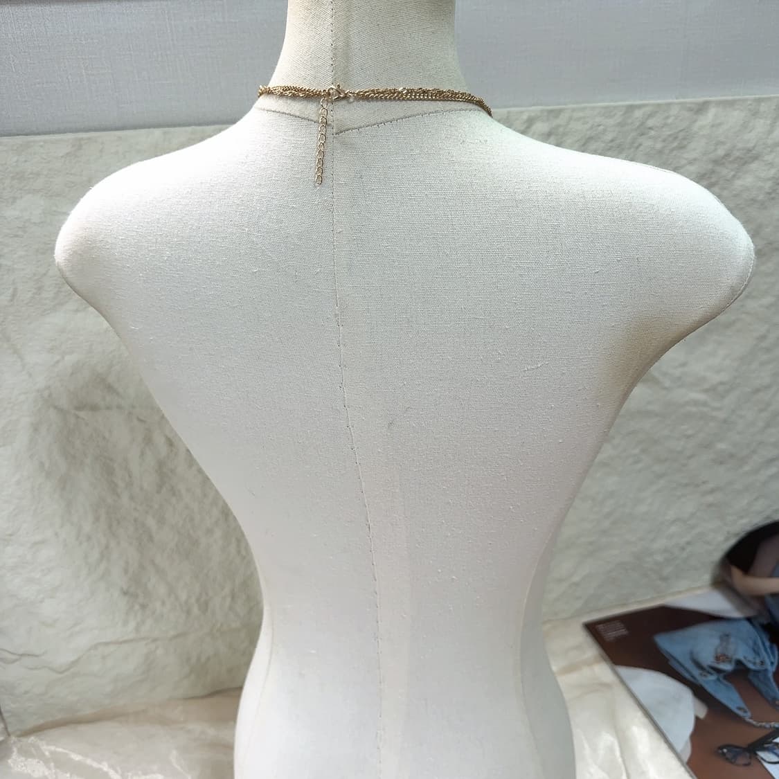 빈티지 에스닉 꽈배기 쿠바체인 십자가 레이어드 목걸이 상품이미지3