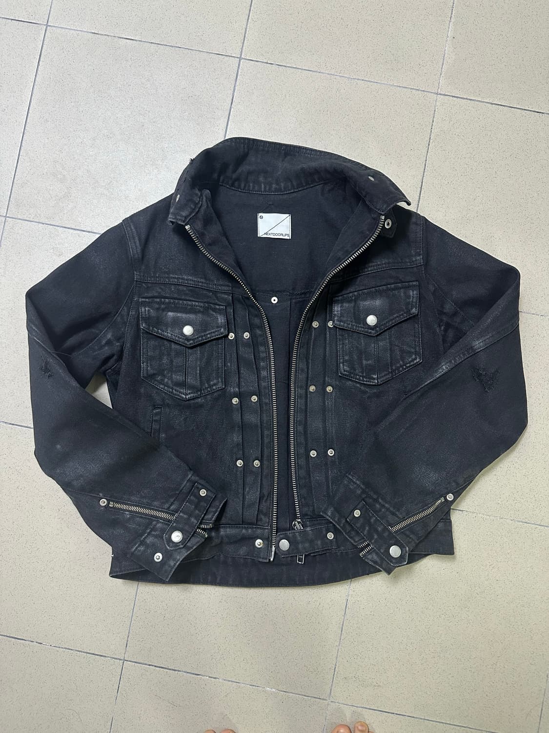 넥스트도어립스 2nd코팅 트러커 자켓 상품이미지1