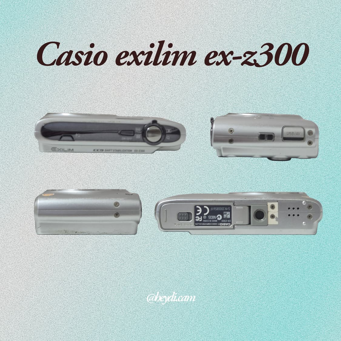 미품) (조아람) 카시오 Exilim EX-Z300 실버 상품이미지3