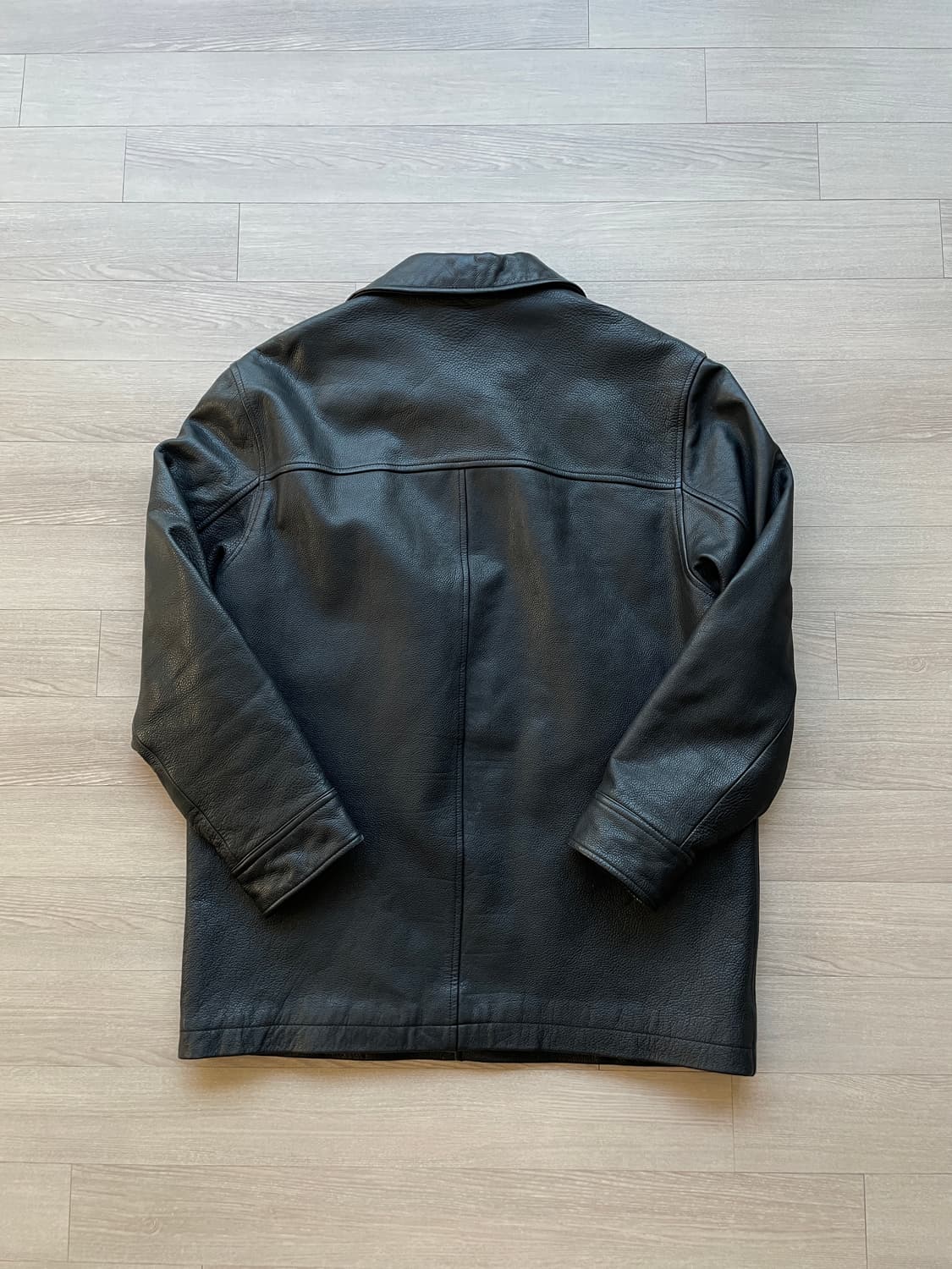 90s 올드갭 레더 카코트 상품이미지2
