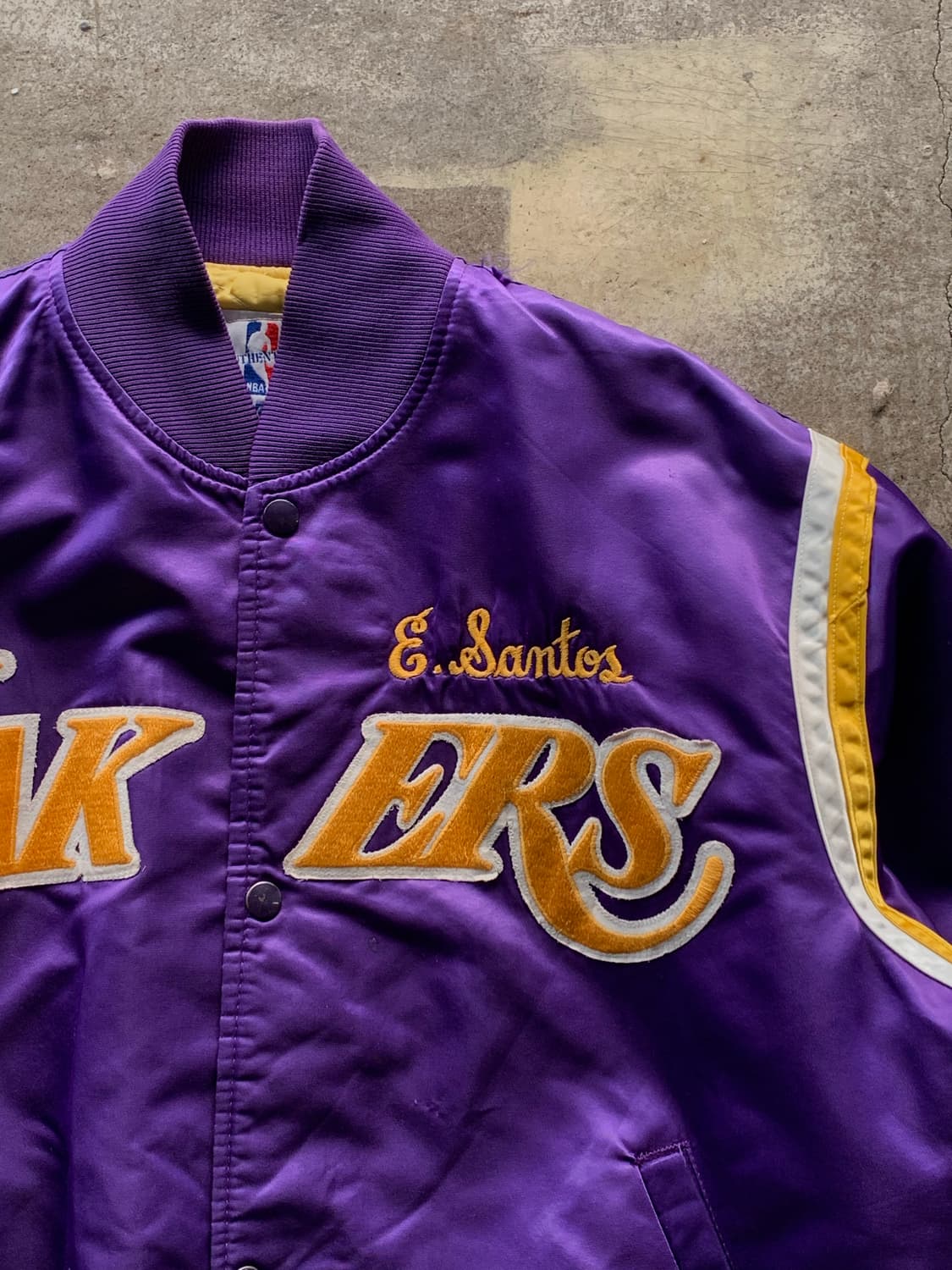 80-90s 스타터 스타디움 자켓 LA 레이커스 상품이미지5