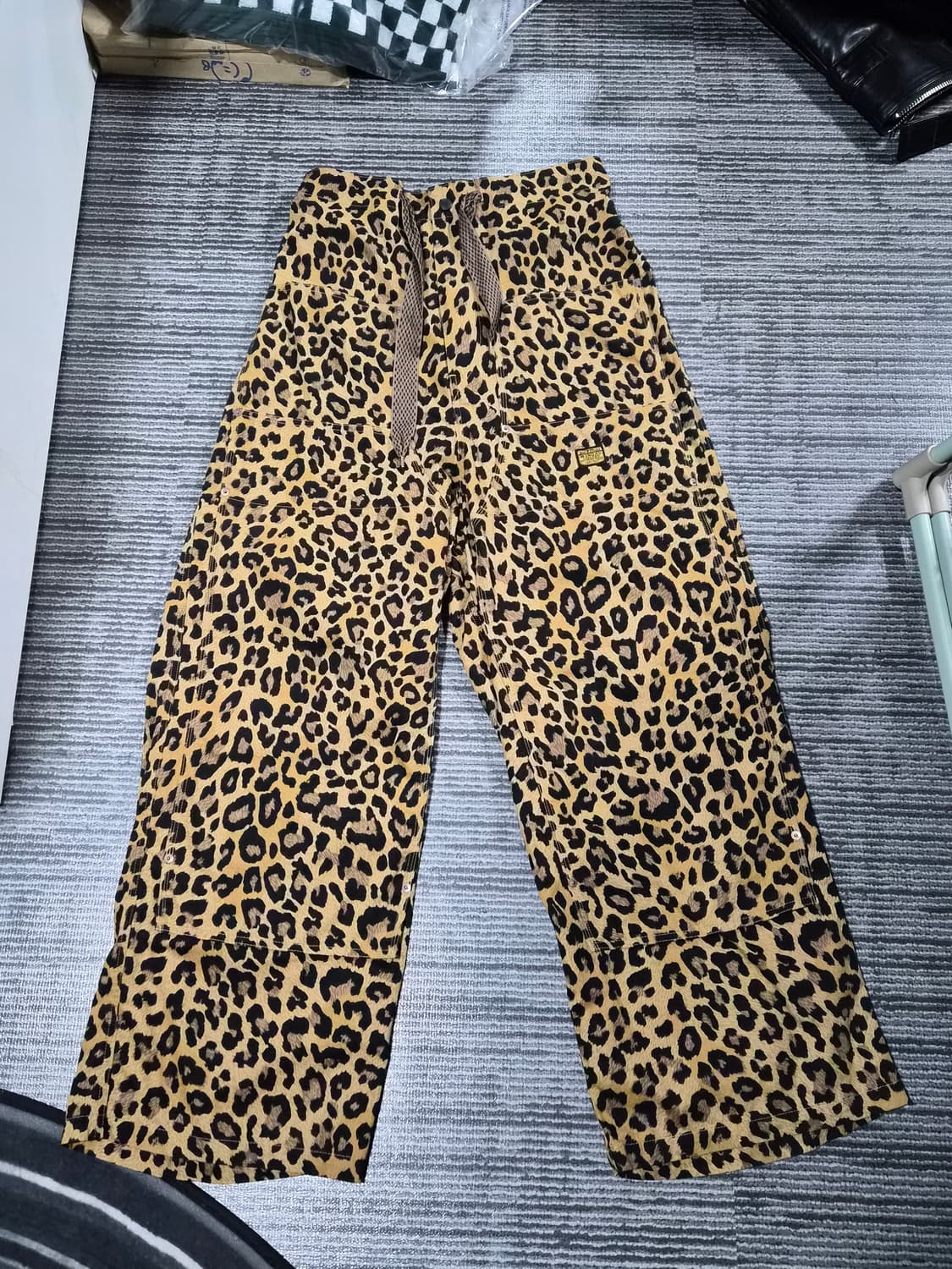 (XL)캐피탈 레오파드 더블니 팬츠 KAPITAL Leopard pant 상품이미지1