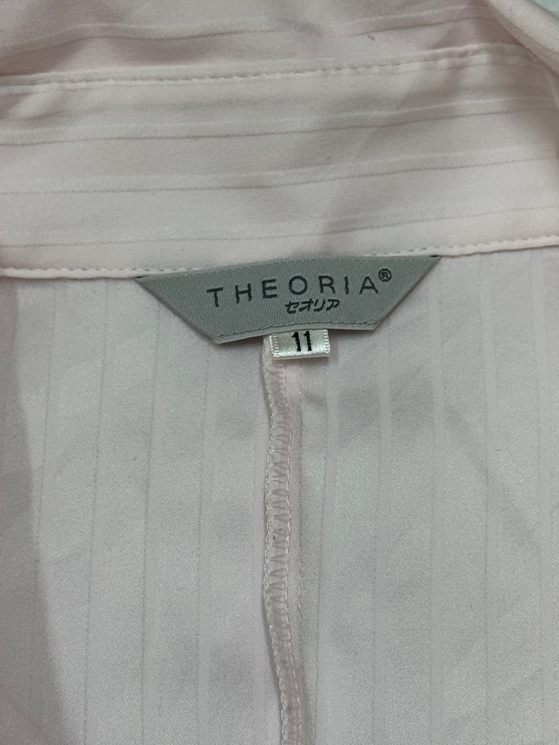 THEORIA 딸기우유 핑크 스트라이프 블라우스 셔츠 상품이미지4