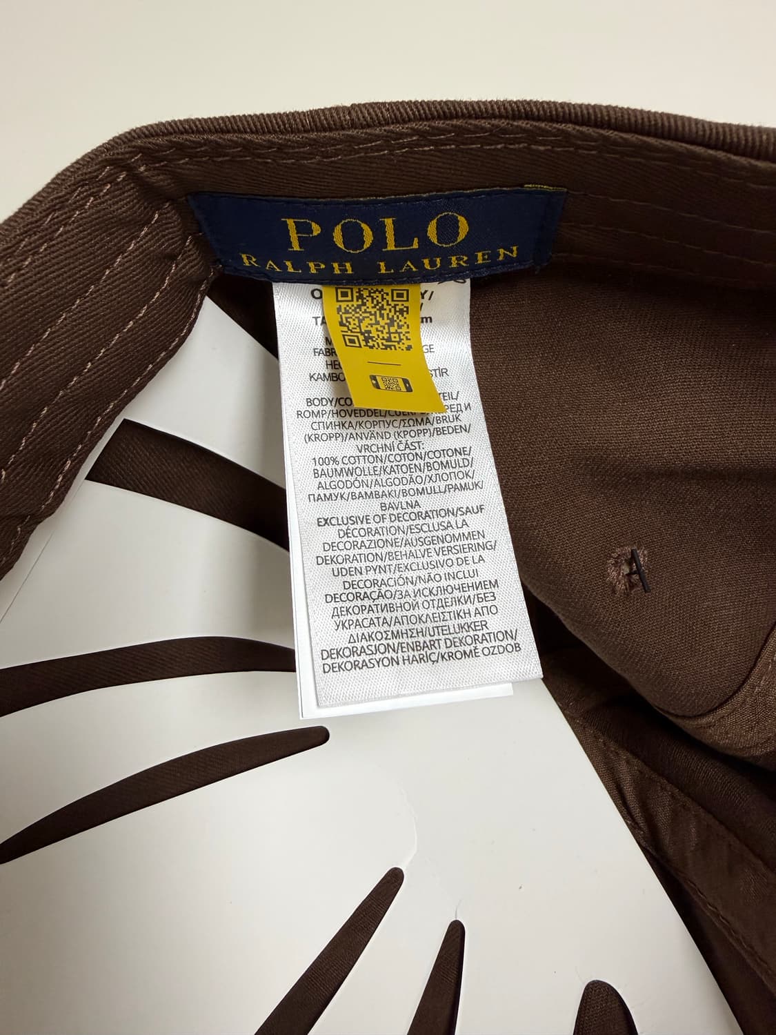 폴로 랄프로렌 볼캡모자 (브라운)(새상품) 상품이미지4