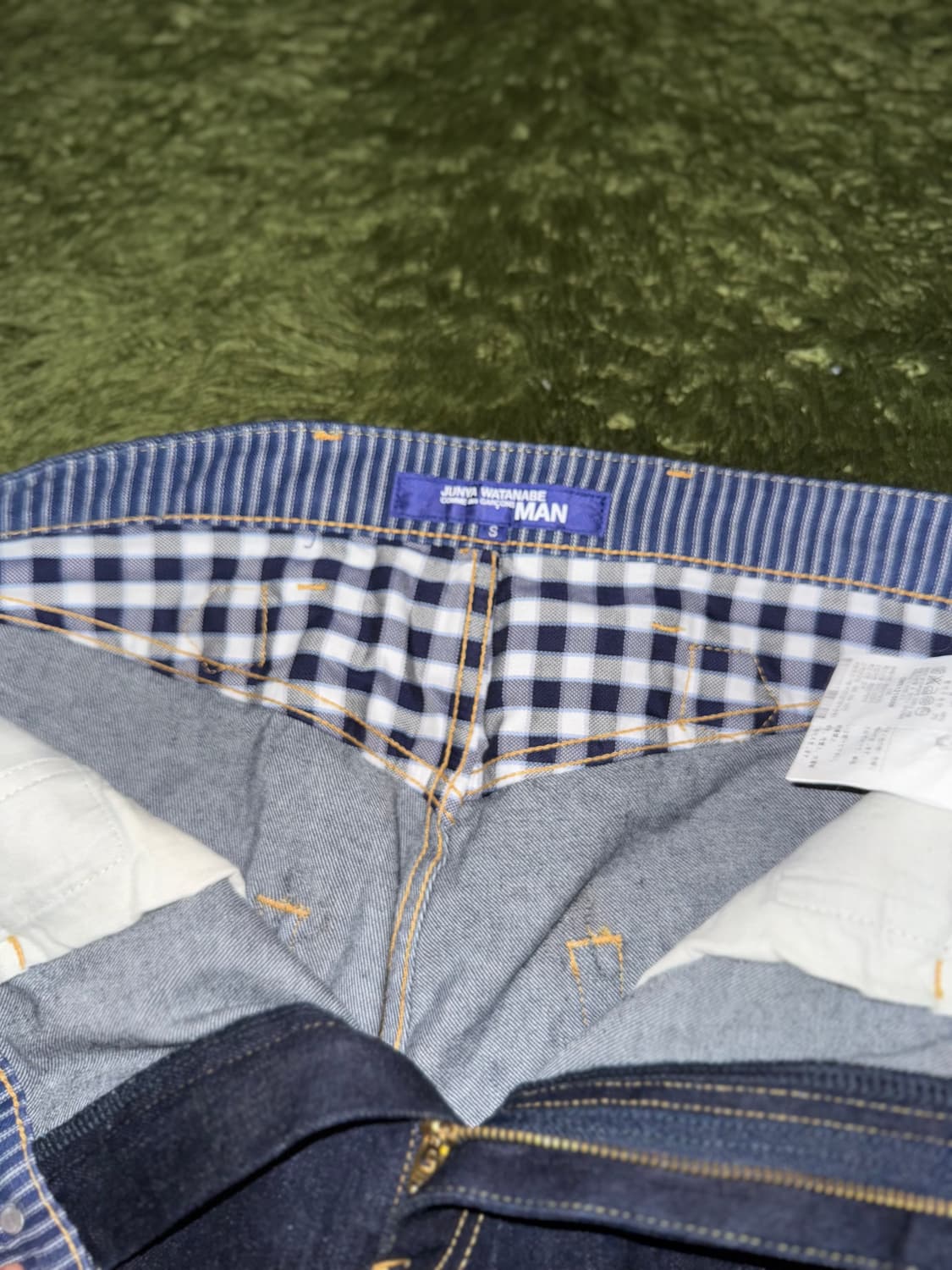 [S] 꼼데가르송 준야와타나베 14AW 신치백 사루엘 데님 팬츠 상품이미지4