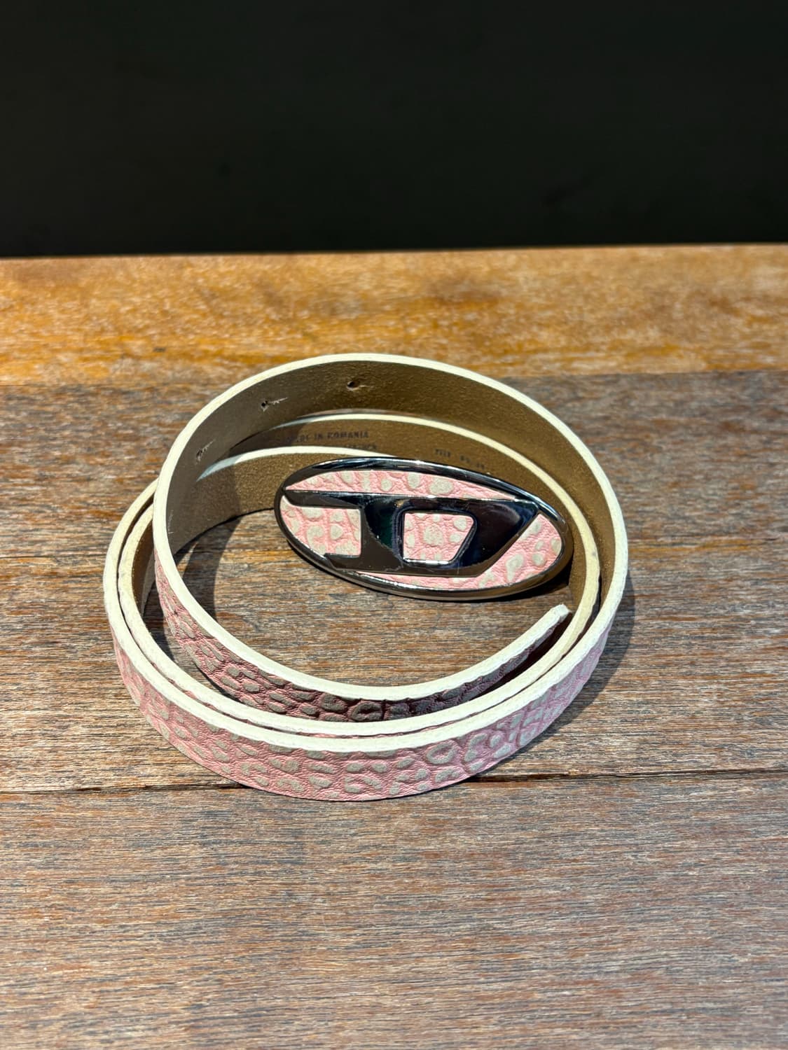 디젤 핑크 벨트 상품이미지1