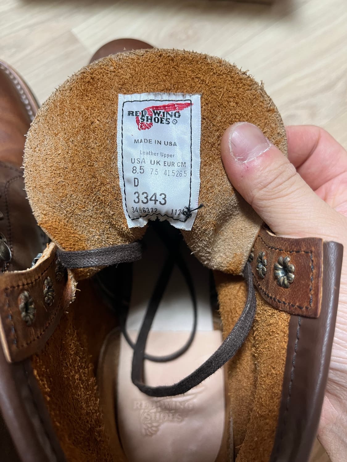 레드윙 블랙스미스 3343 카퍼 러프앤터프 8.5D(265mm) 상품이미지8