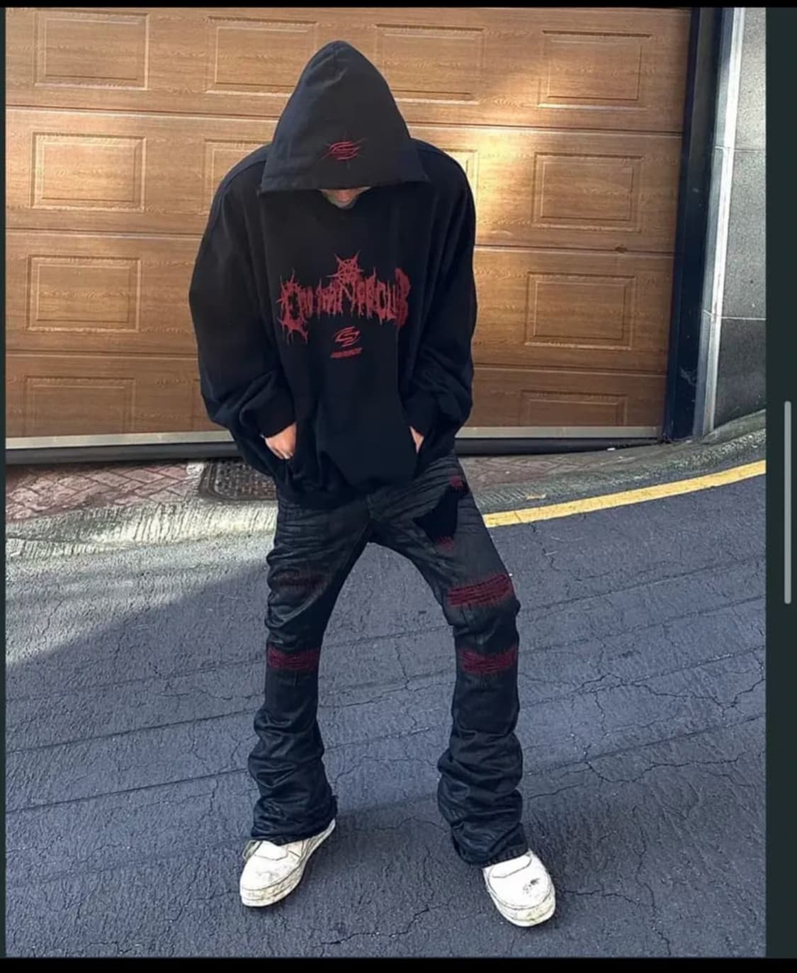 (Size2)언더마이카 에모스탠스클럽 에문 코팅진 부츠컷 상품이미지1