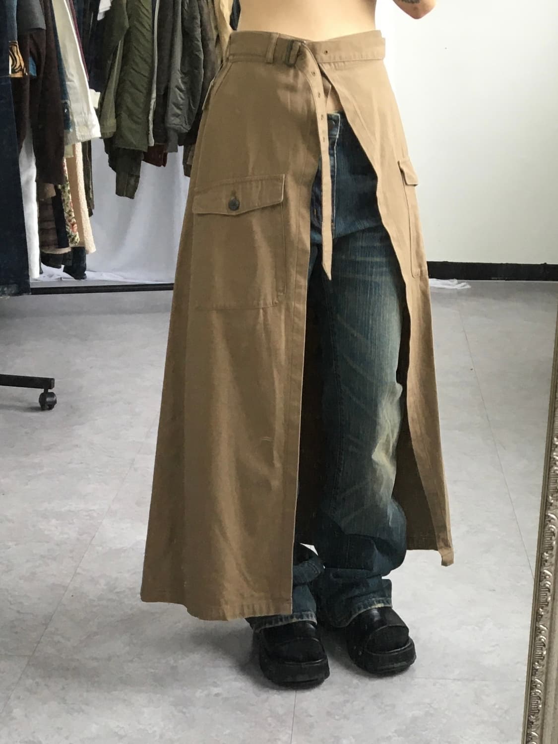 Back number layered skirt 상품이미지5