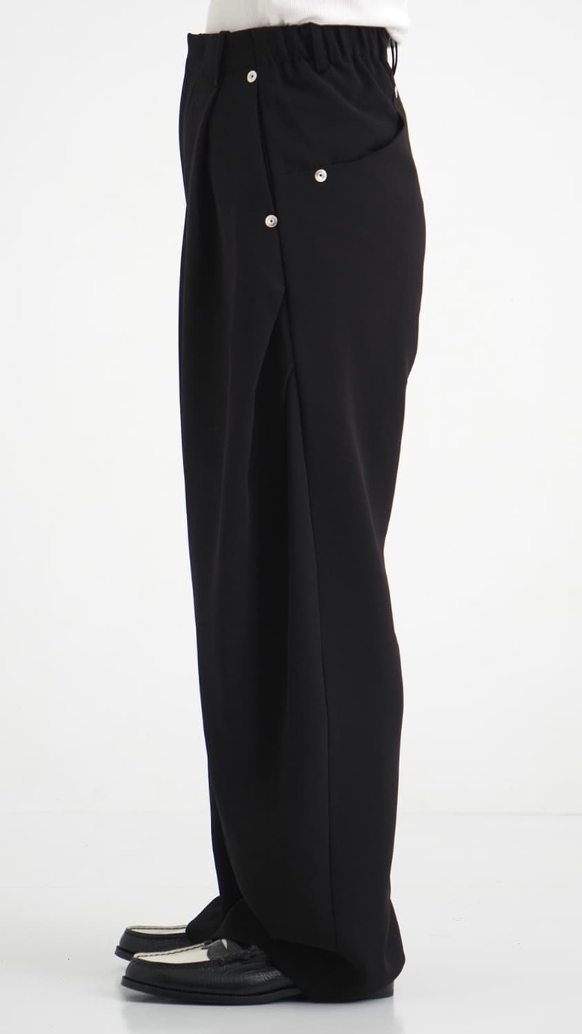 [2] CONZ 커브드 레그 트라우저 상품이미지2