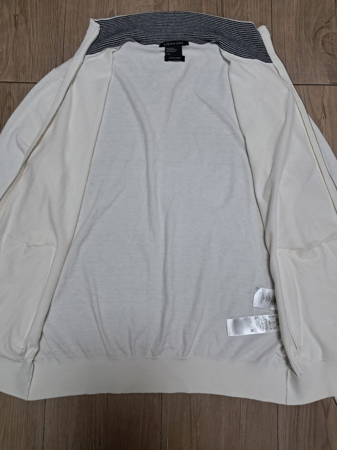 아르마니 익스체인지 니트집업 XL 상품이미지5