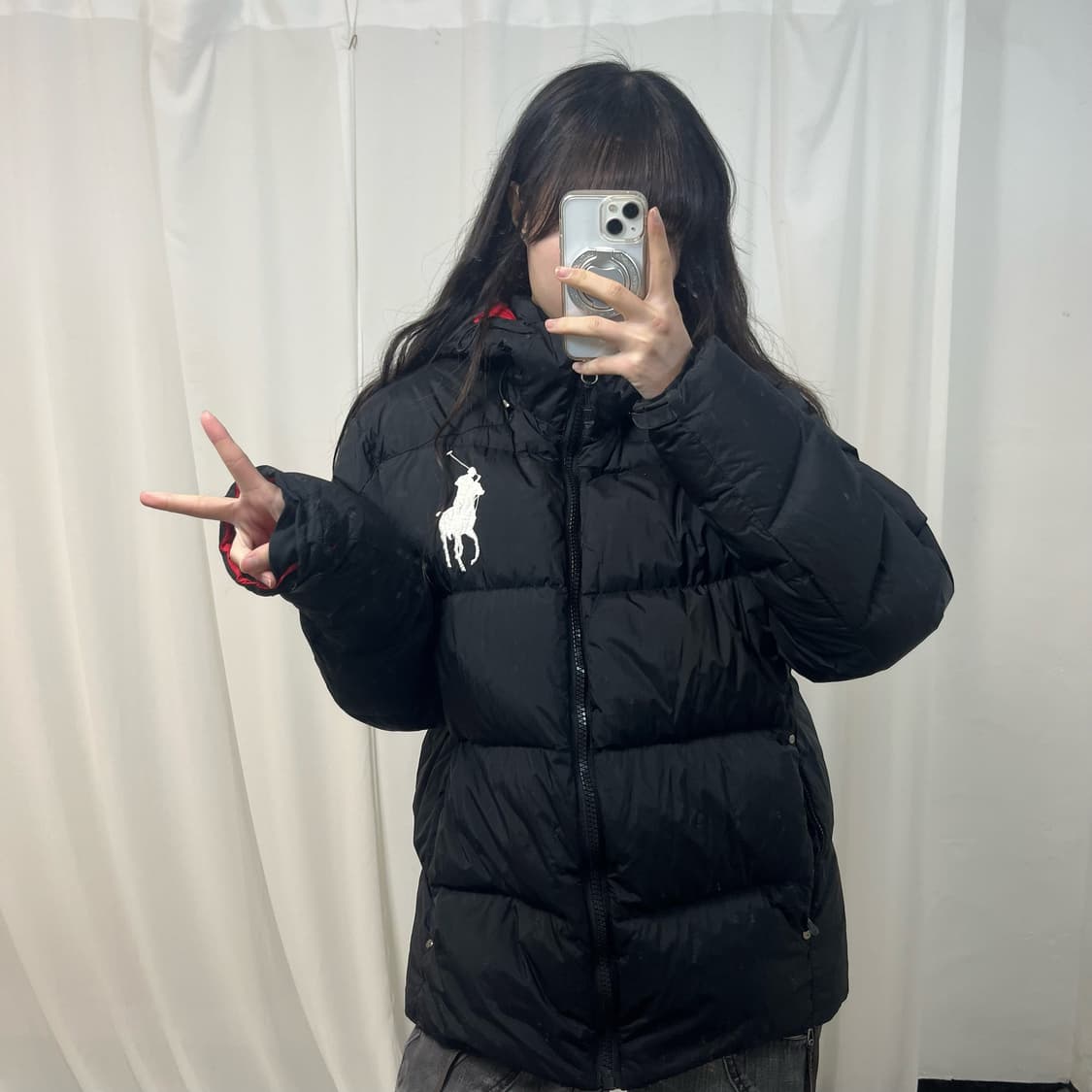 Polo Black Big Pony Down Padding 상품이미지1